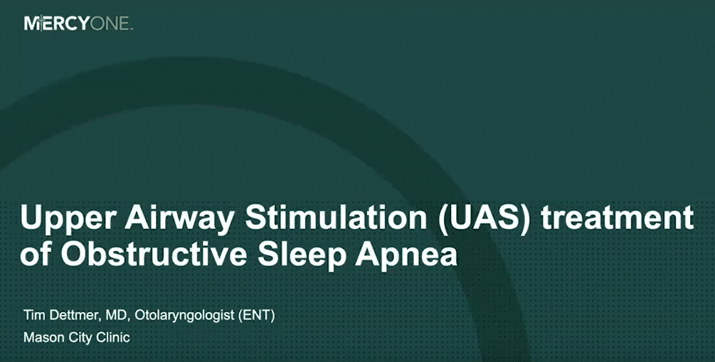 Dr. Timothy Dettmer On Sleep Apnea & Upper Airway Stimulation