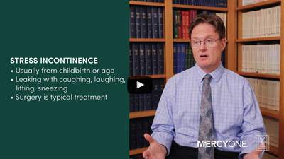 Female Incontinence – Timothy. Mulholland, MD